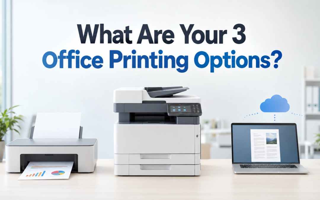 What Are Your 3 Office Printing Options?