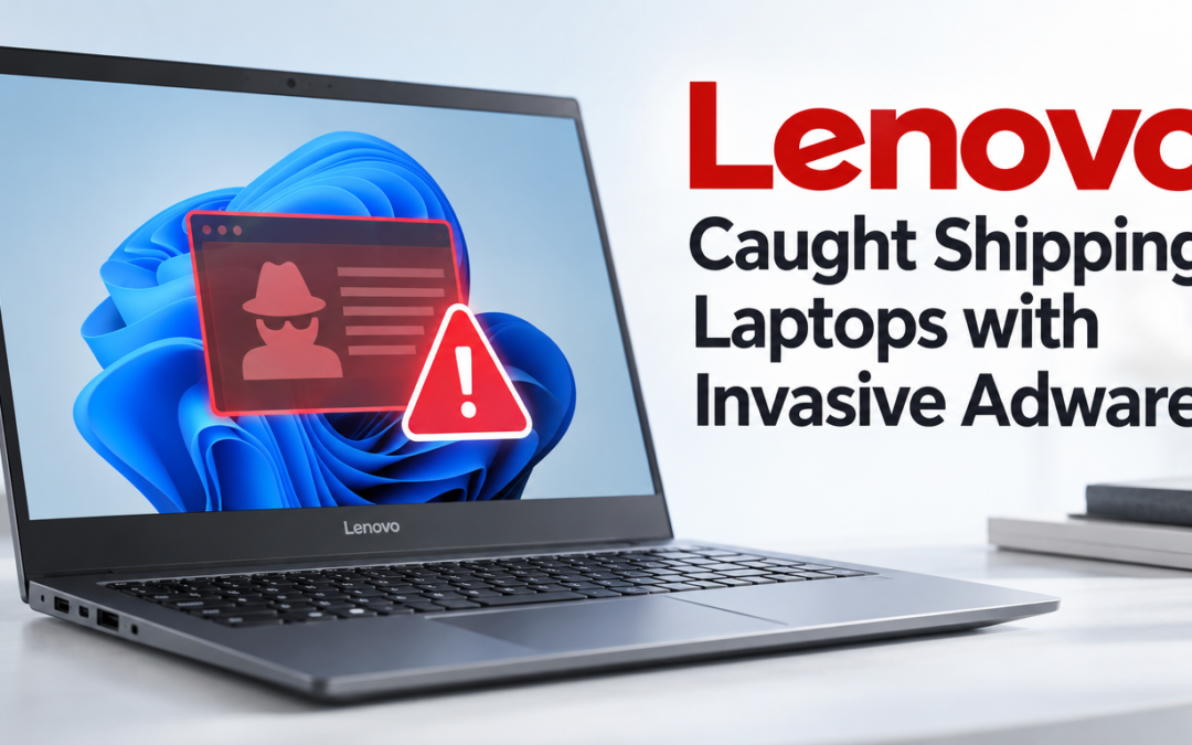 Lenovo Caught Shipping Laptops with Invasive Adware