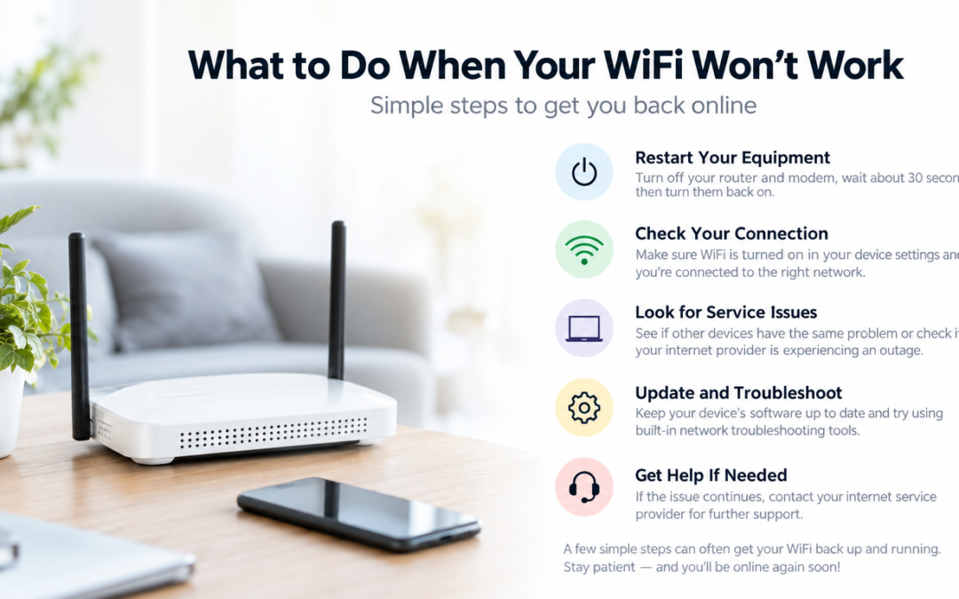 What to do when your Wifi won’t work