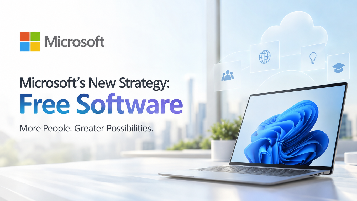 Microsoft’s New Strategy: Free Software