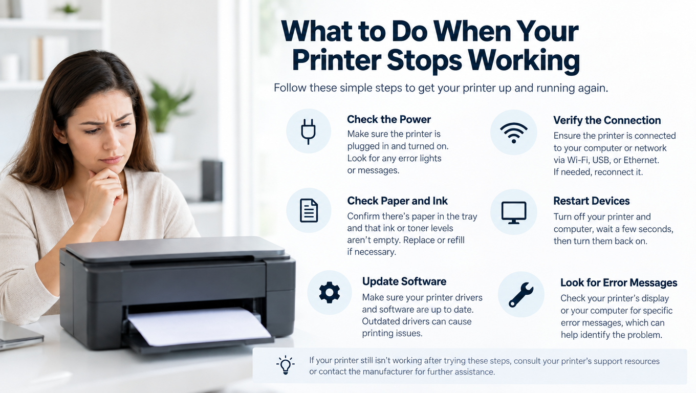 What to do when your printer stops working