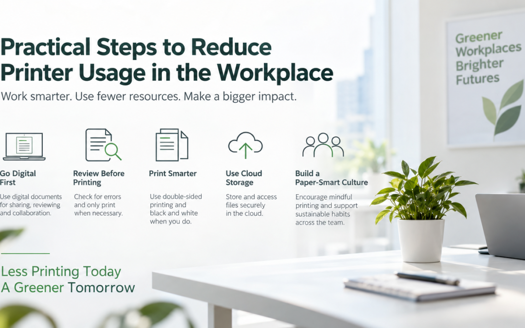 Practical Steps to Reduce Printer Usage in the Workplace