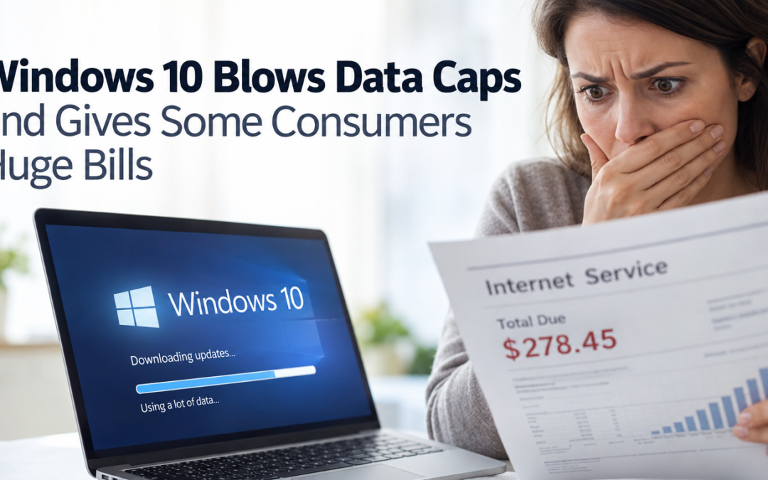 Windows 10 Blows Data Caps and Gives Some Consumers Huge Bills
