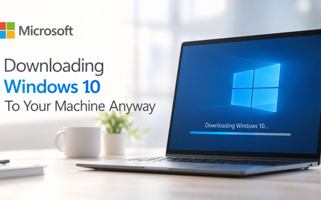Microsoft Downloading Windows 10 To Your Machine Anyway