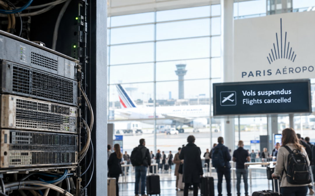 Old Server Brings Paris Airport to a Halt