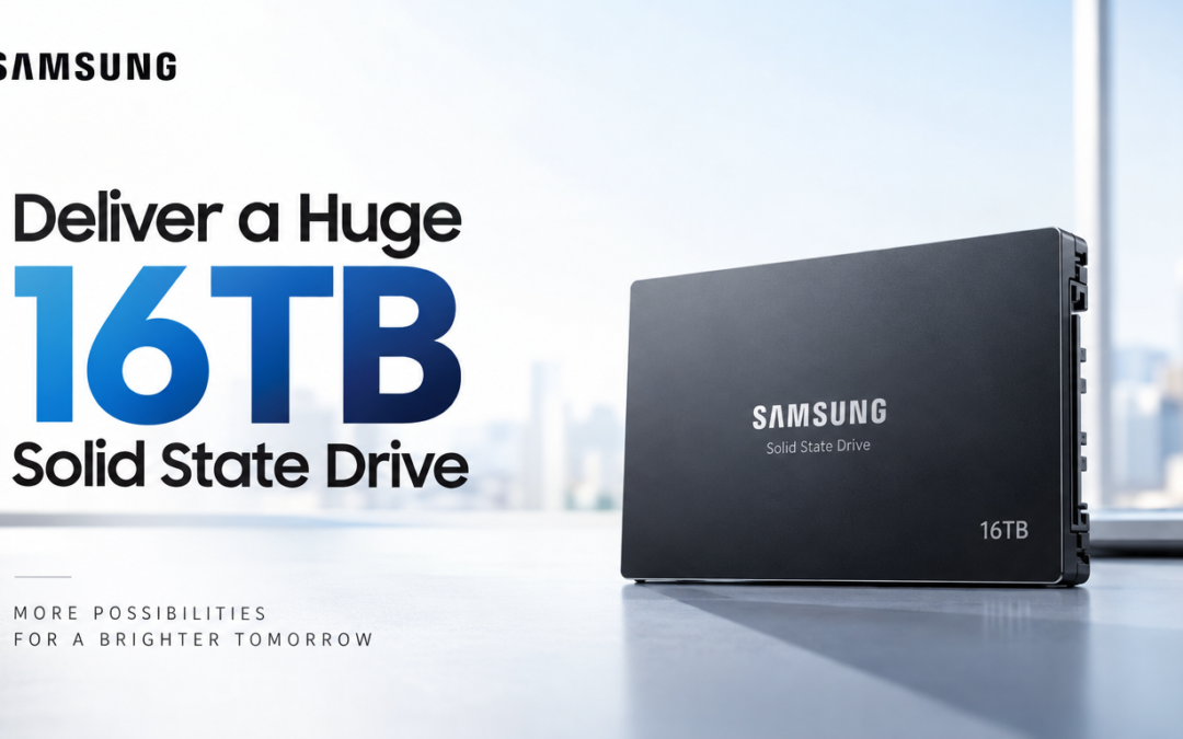 Samsung Deliver a Huge 16TB Solid State Drive