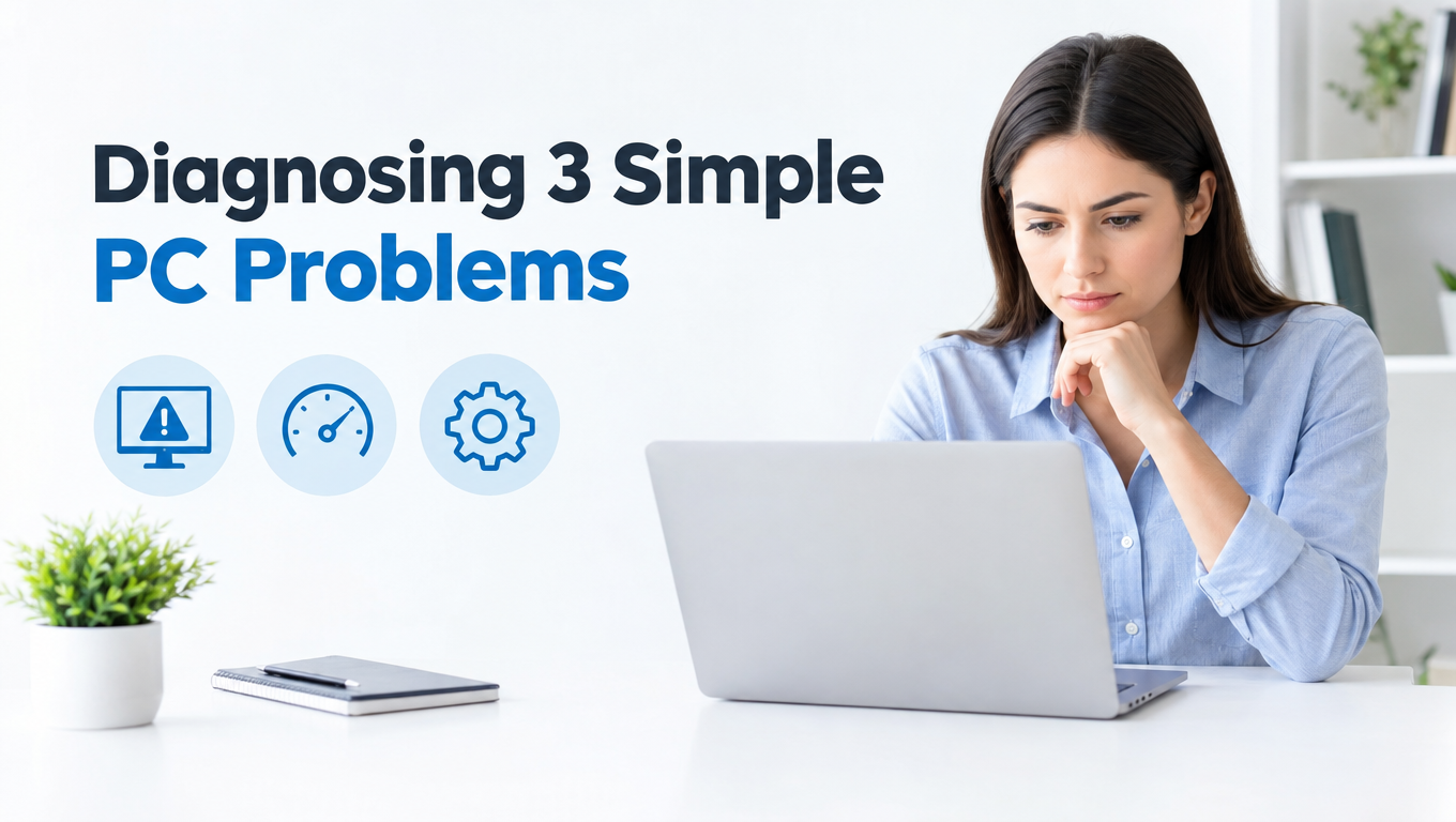 Ideogram01-03-2017 Diagnosing 3 Simple PC Problems