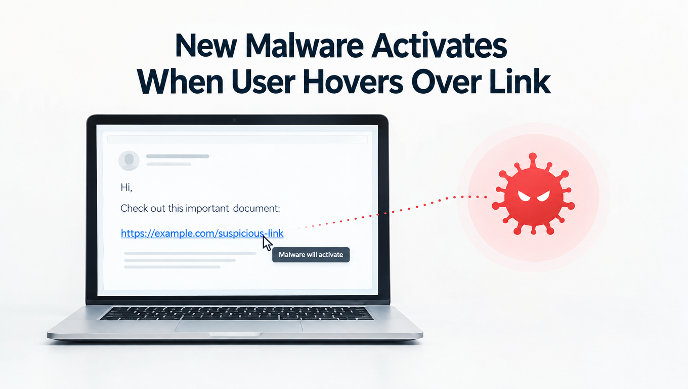 New Malware Activates When User Hovers Over Link