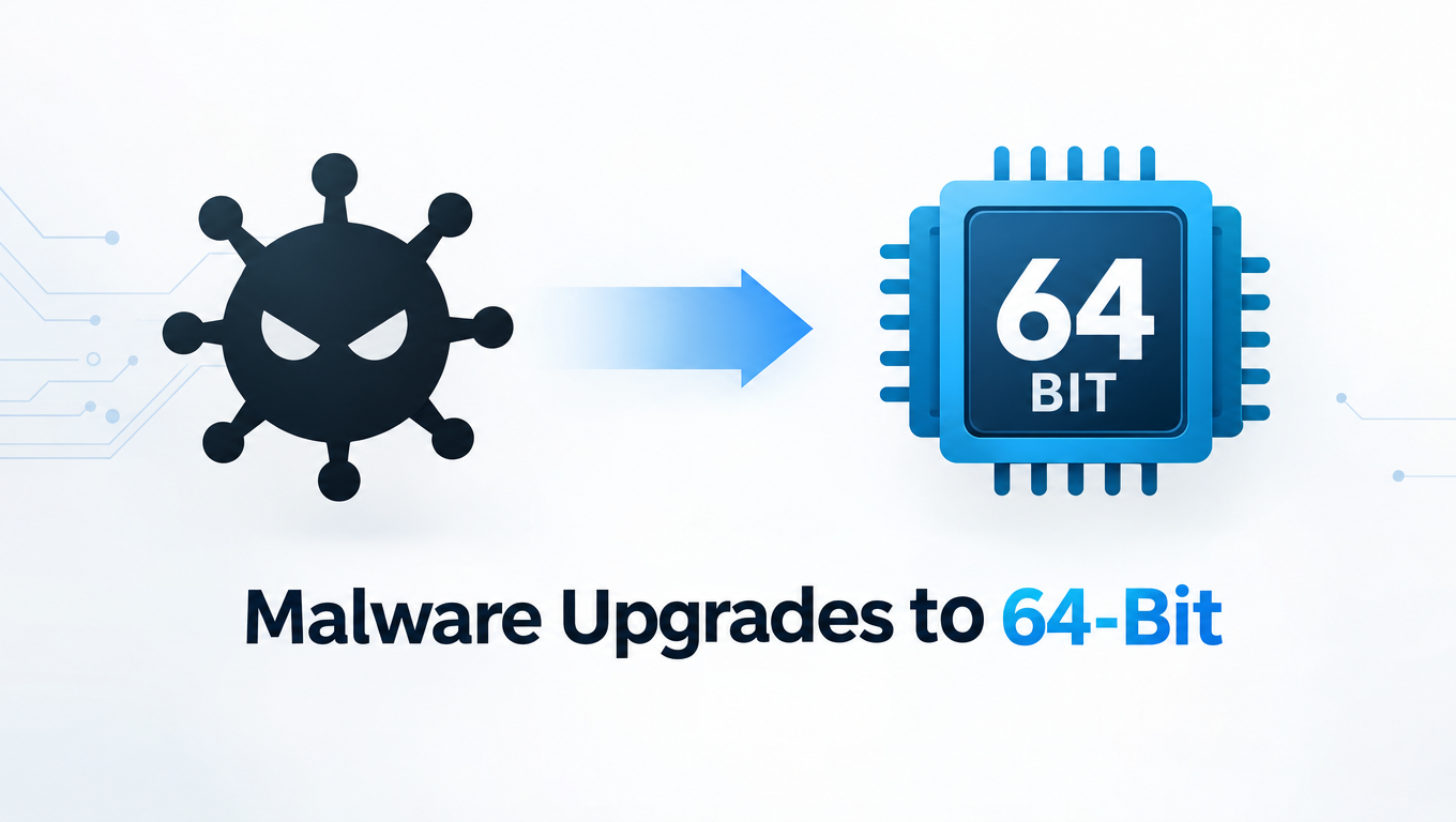 Malware Upgrades to 64-Bit