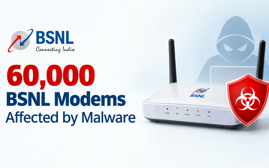 60,000 BSNL Modems Affected by Malware