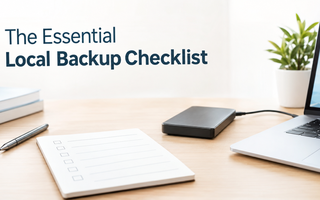 The Essential Local Backup Checklist
