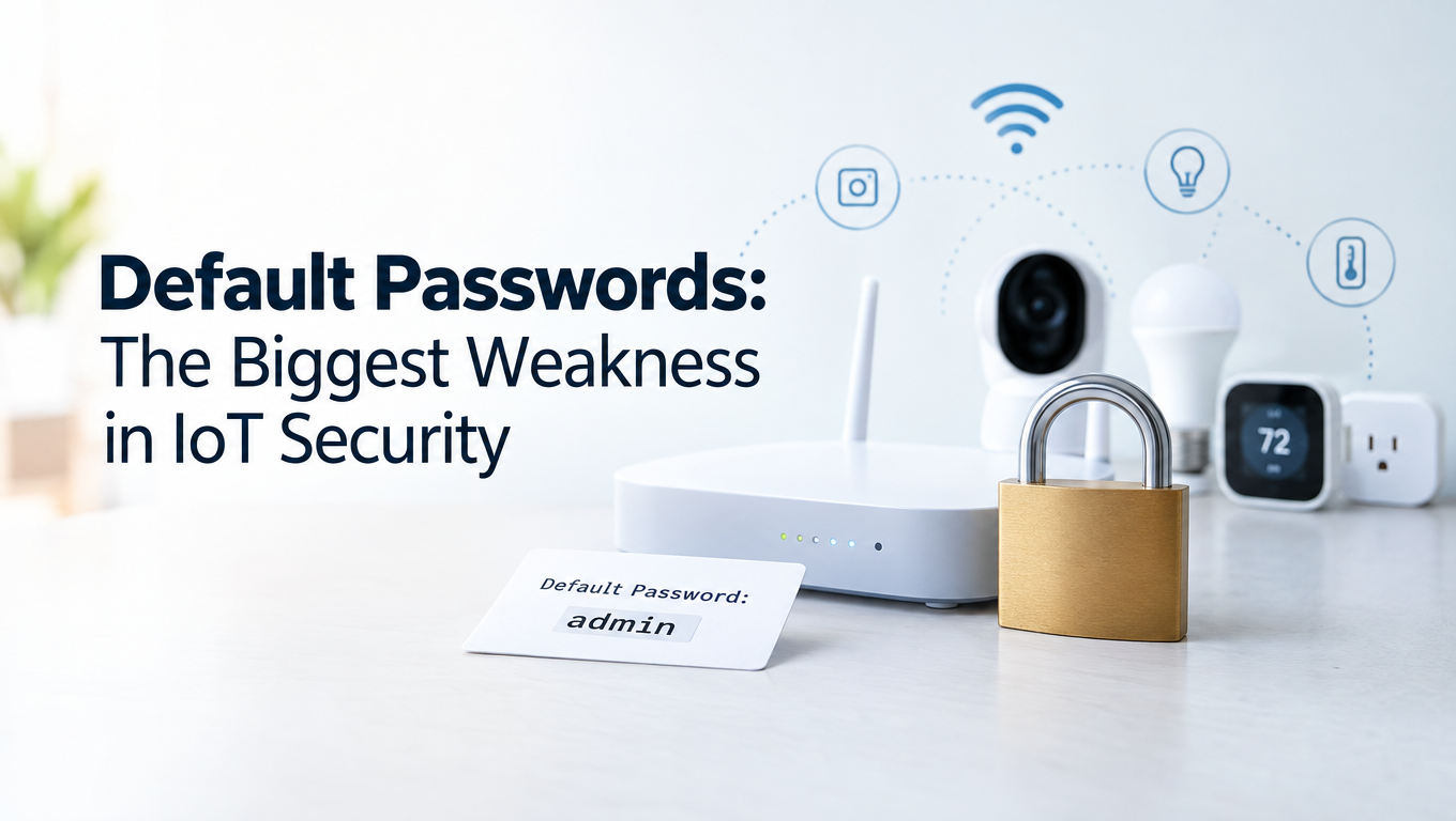 Default Passwords: The Biggest Weakness in IoT Security