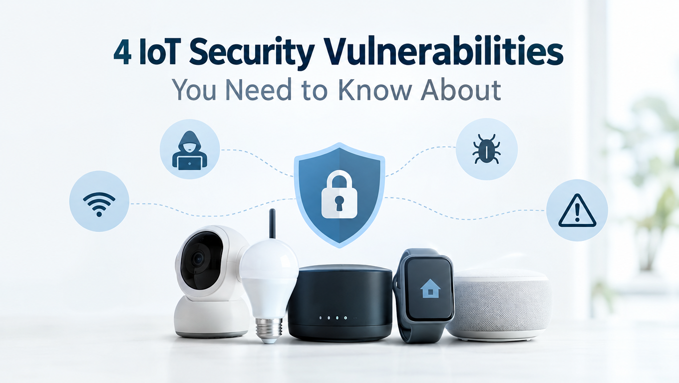 4 IoT Security Vulnerabilities You Need to Know About