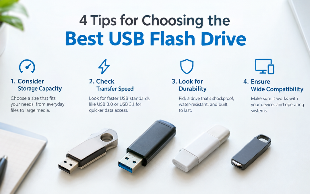 4 Tips for Choosing the Best USB Flash Drive