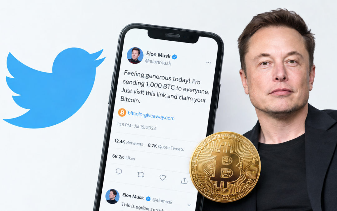 Twitter Accounts Hacked for Bitcoin by a Fake Elon Musk