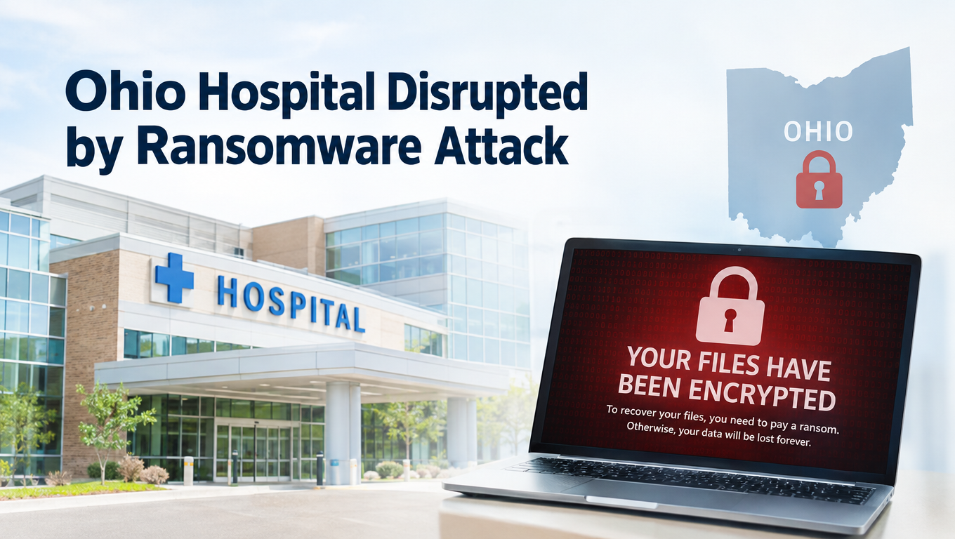 Ohio Hospital Disrupted by Ransomware Attack