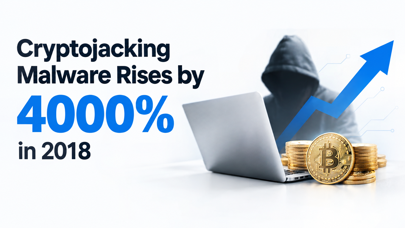 Cryptojacking Malware Rises by 4000% in 2018