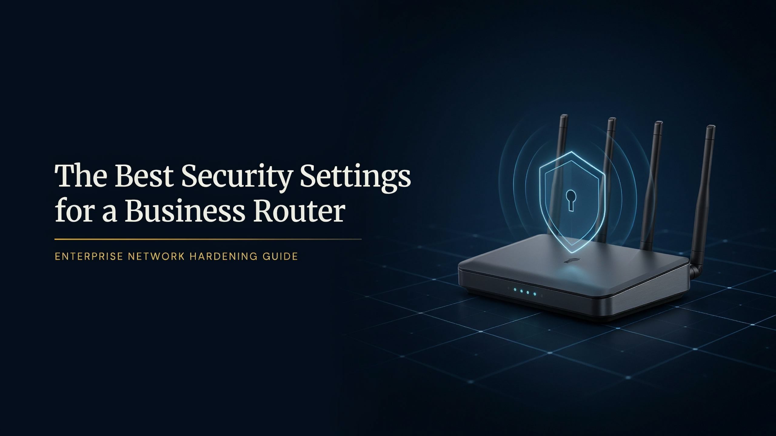 The Best Security Settings for a Business Router