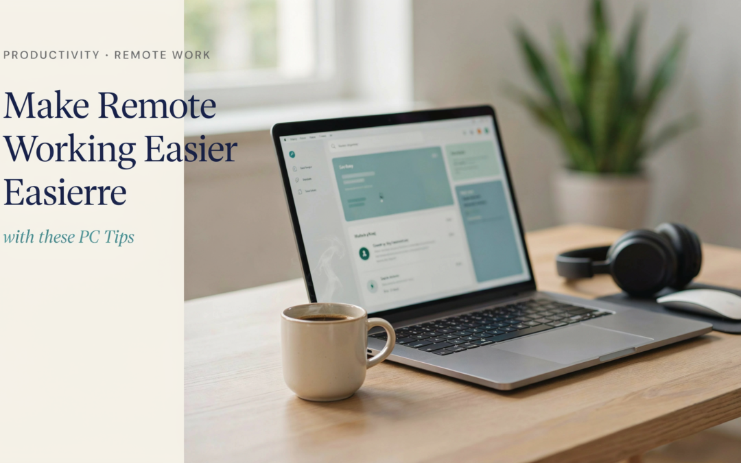 Make Remote Working Easier with these PC Tips