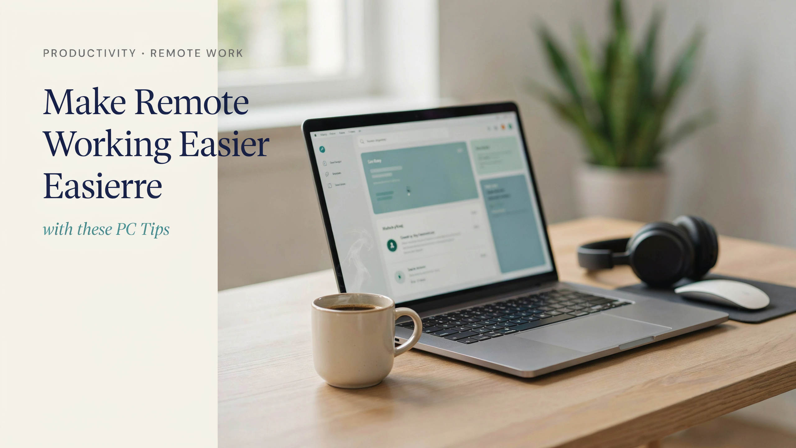 Make Remote Working Easier with these PC Tips