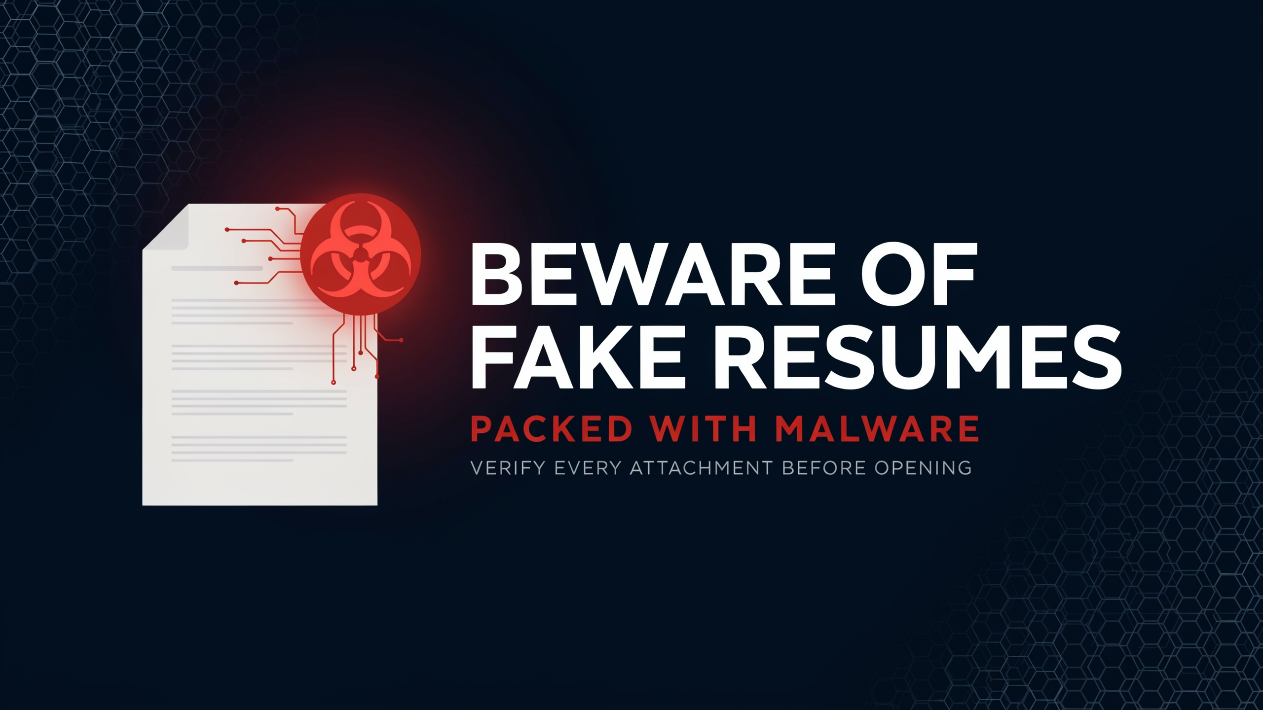 Beware of Fake Resumes Packed with Malware