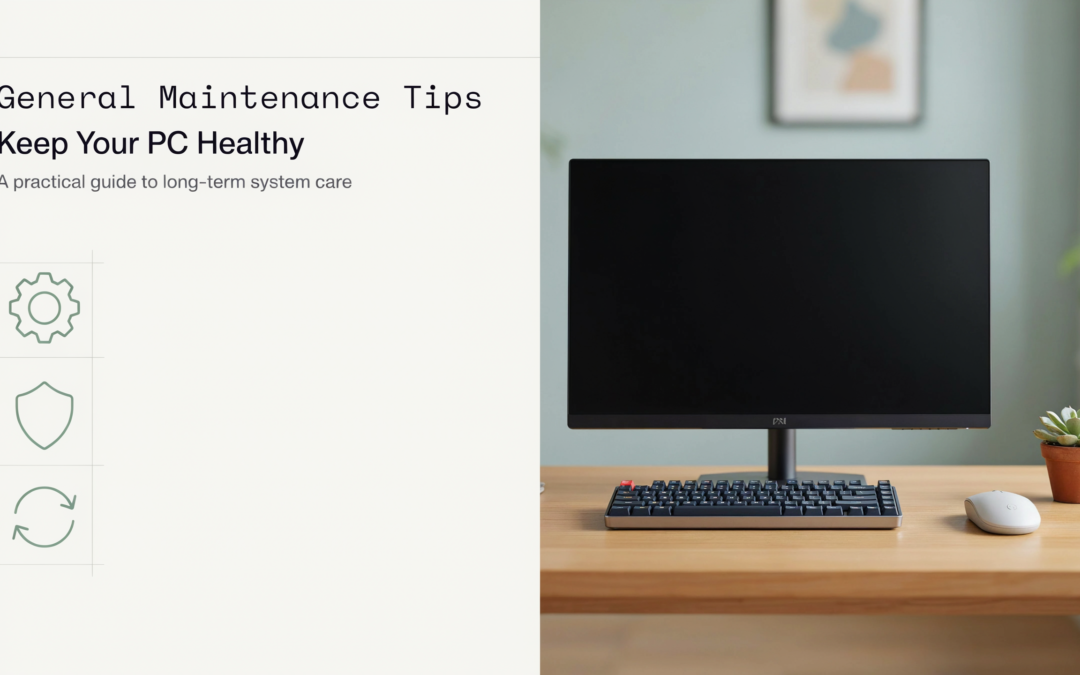 General Maintenance Tips to Keep Your PC Healthy