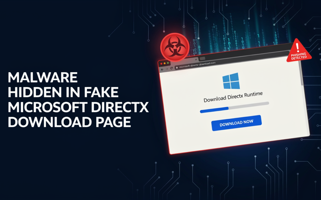 Malware Hidden in Fake Microsoft DirectX Download Page