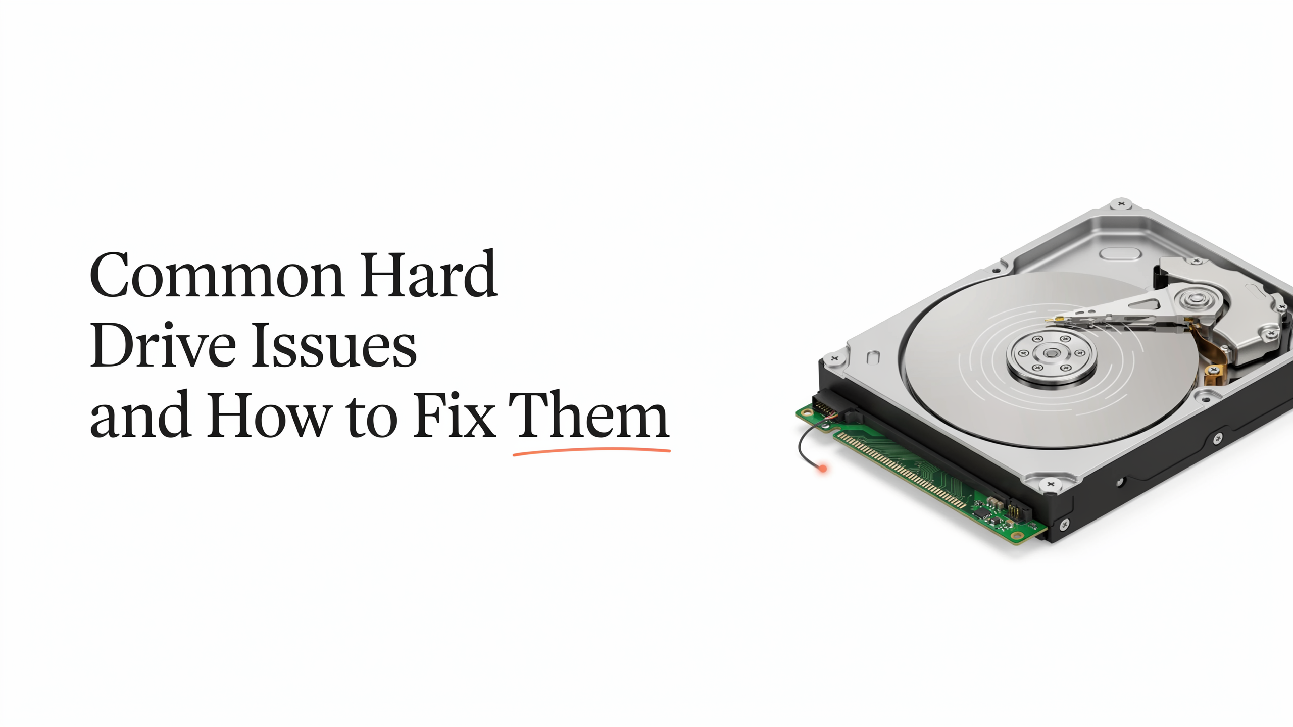 Common Hard Drive Issues and How to Fix Them