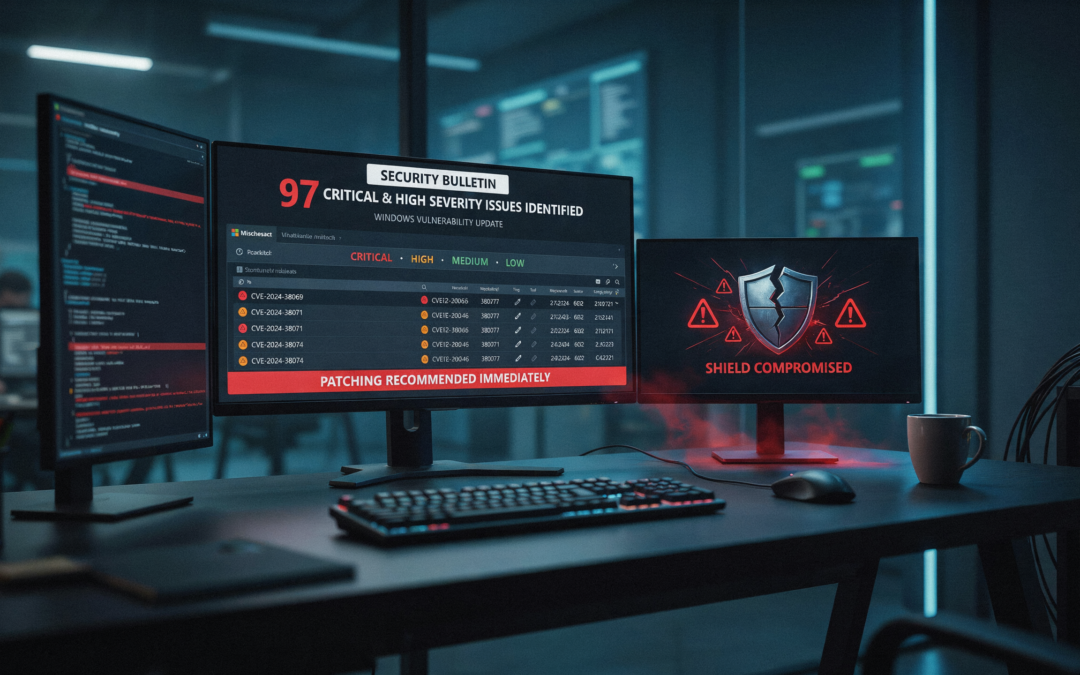 Microsoft Announces 97 Vulnerabilities in Windows