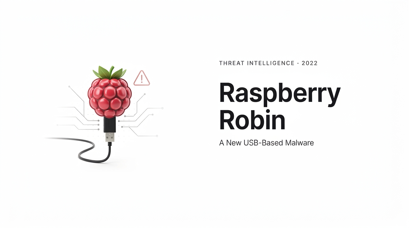 Ideogram05-17-2022 Raspberry Robin: A New USB-based Malware