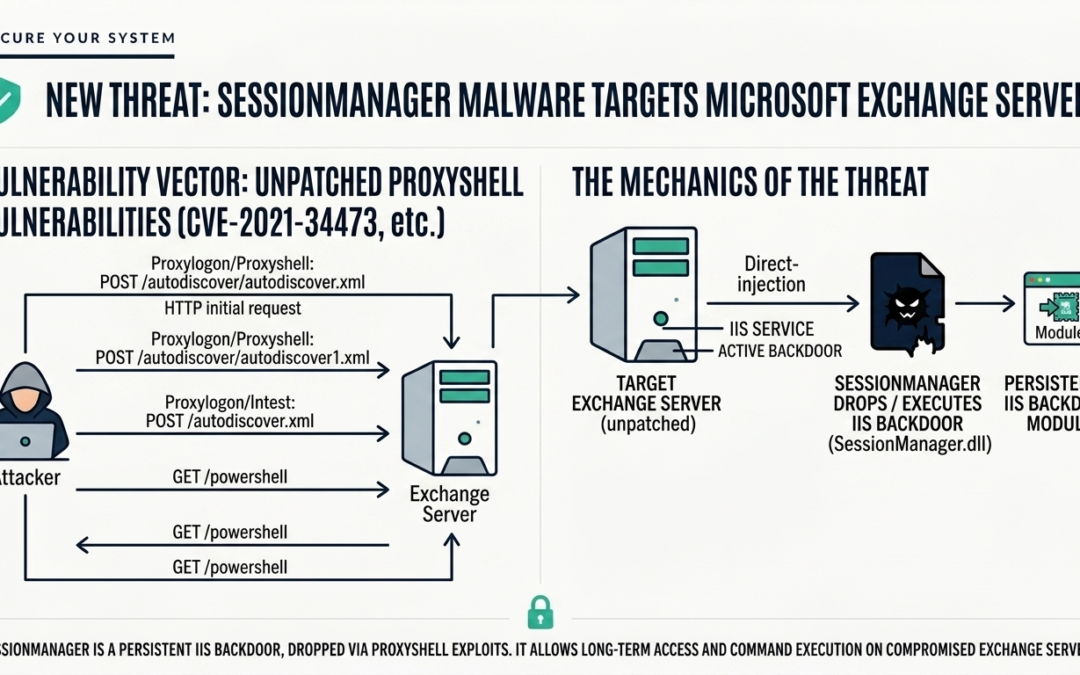 SessionManager Malware Targets Microsoft Exchange Servers