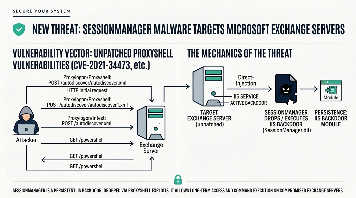 Ideogram07-12-2022 SessionManager Malware Targets Microsoft Exchange Servers