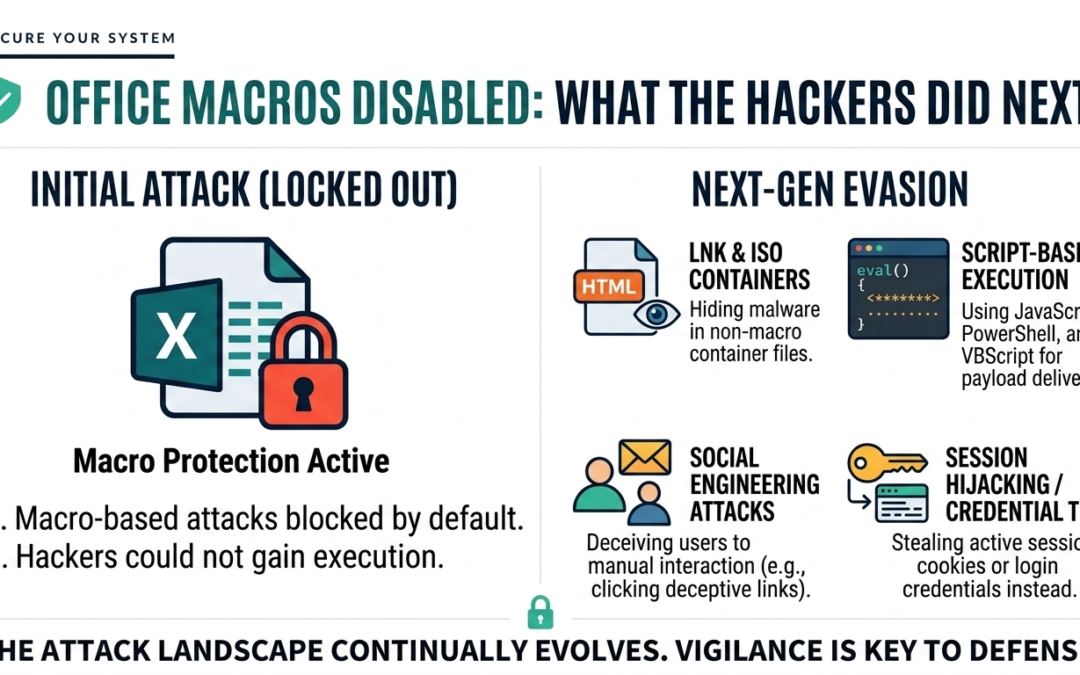 Office Macros Disabled: What the Hackers Did Next