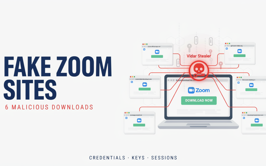 Stealer Malware Hidden in Fake Zoom Sites