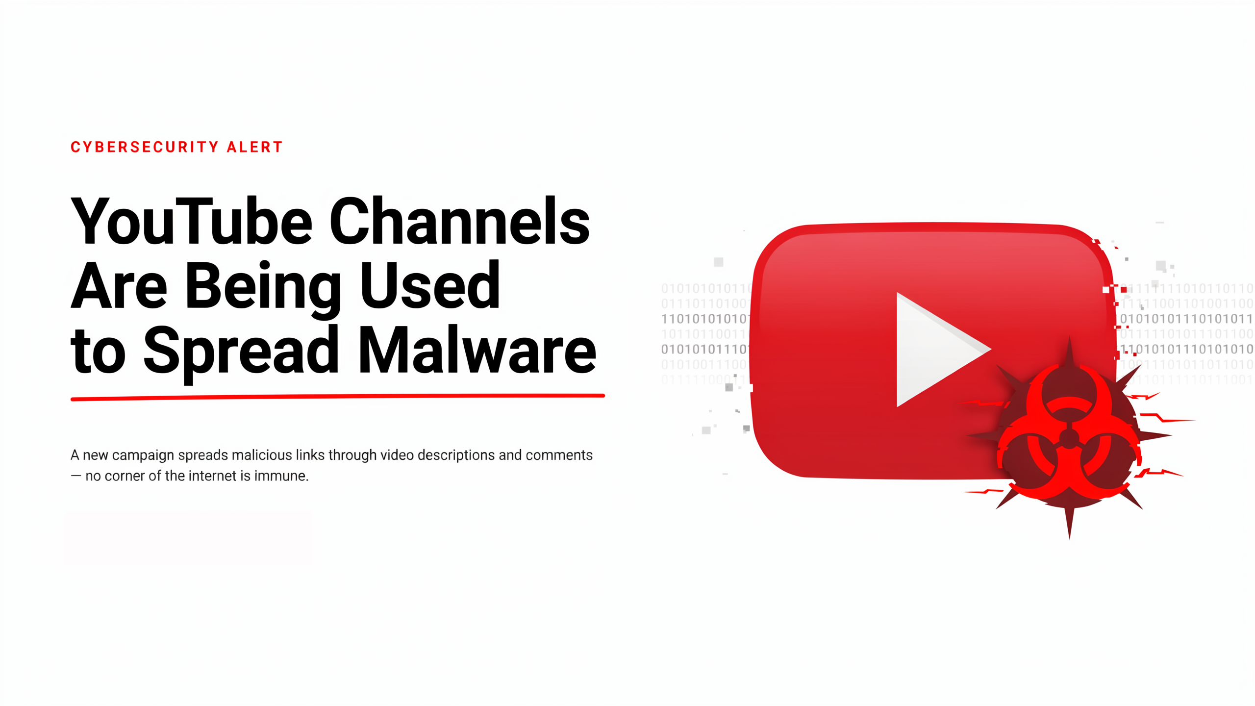YouTube Channels Are Being Used to Spread Malware