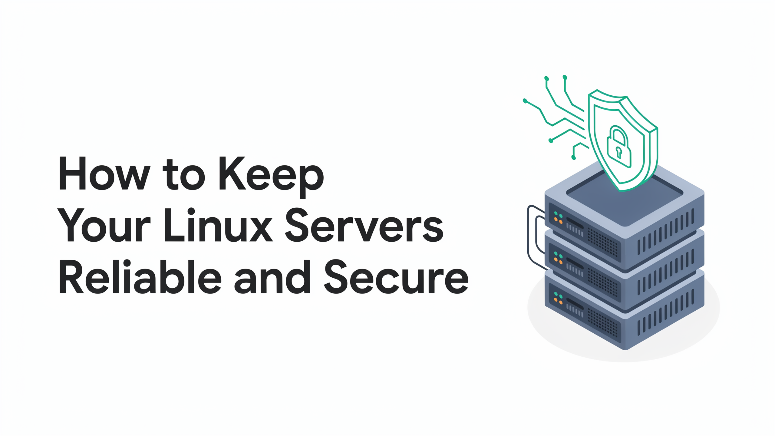 Ideogram04-07-2026 How to Keep Your Linux Servers Reliable and Secure