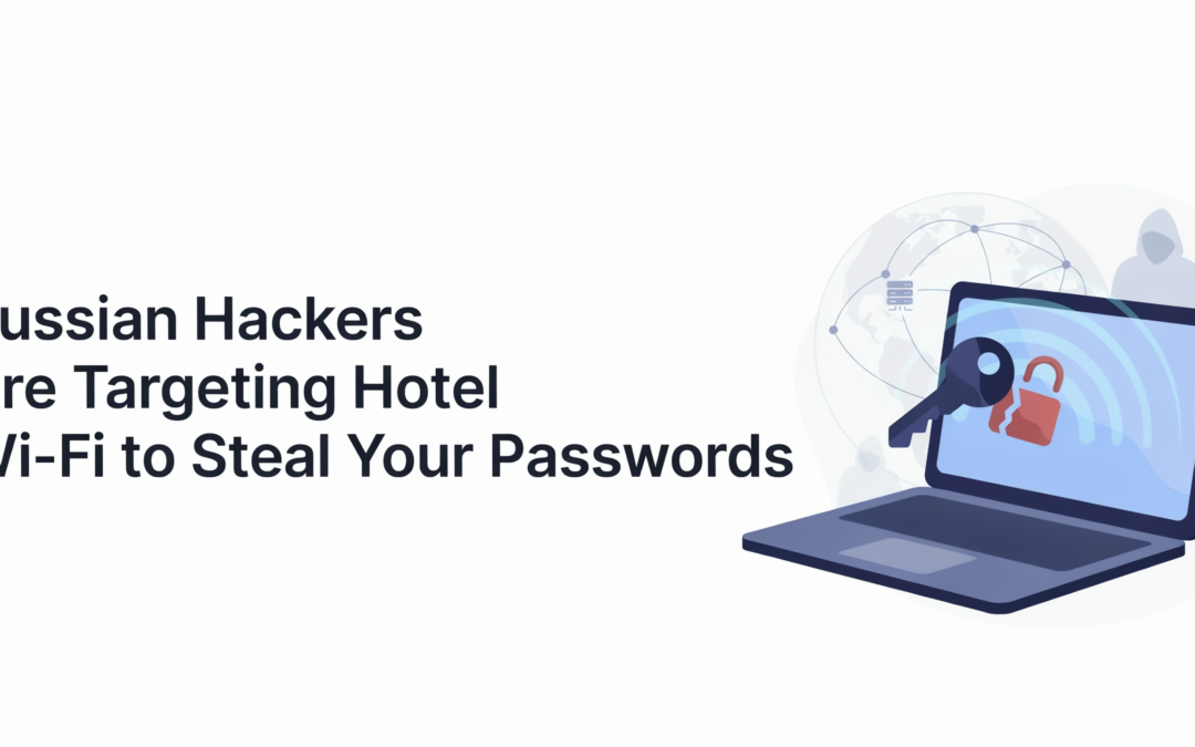 Russian Hackers Are Targeting Hotel Wi-Fi to Steal Your Passwords